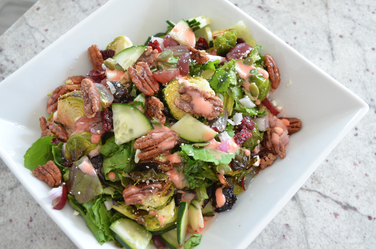 Roasted Brussel Sprout Winter Salad